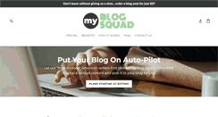 Desktop Screenshot of myblogsquad.com